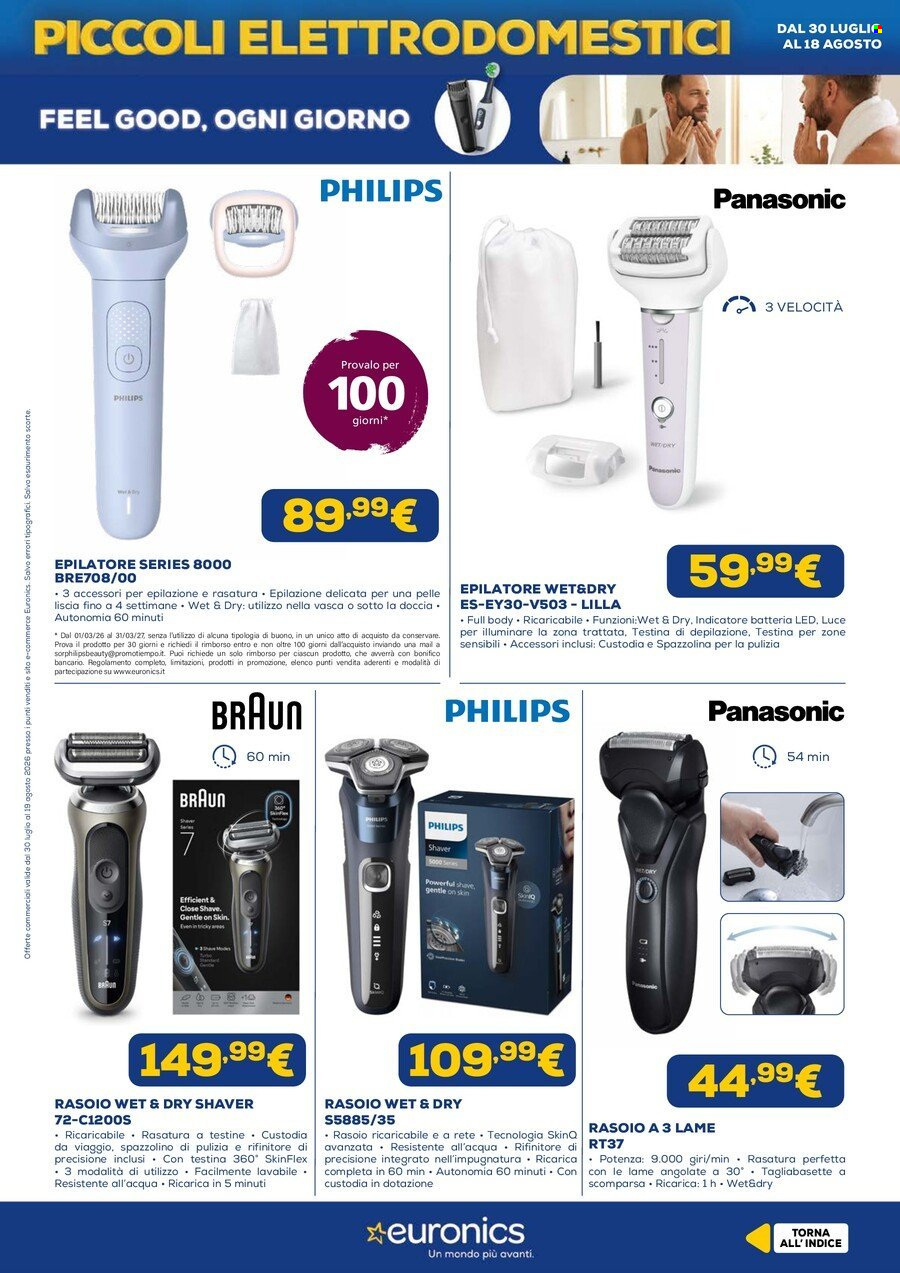 Volantino Euronics - 30/7/2026 - 19/8/2026. Pagina 25