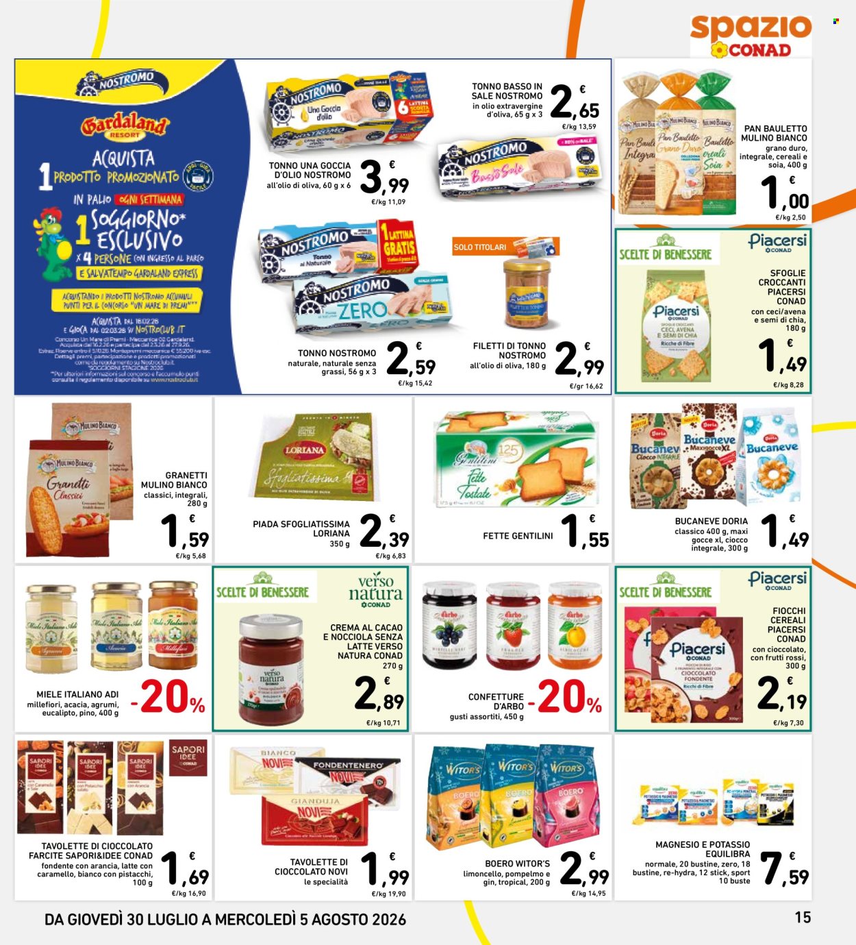 Volantino Spazio Conad - 30/7/2026 - 5/8/2026. Pagina 15