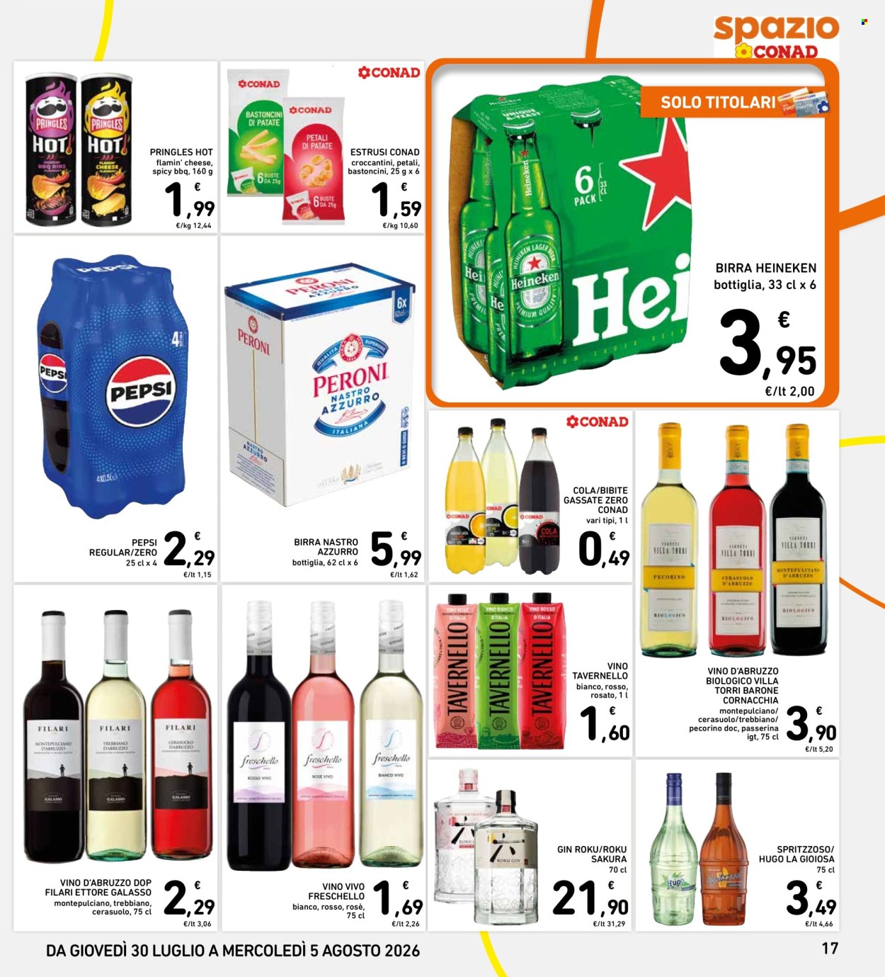 Volantino Spazio Conad - 30/7/2026 - 5/8/2026. Pagina 17