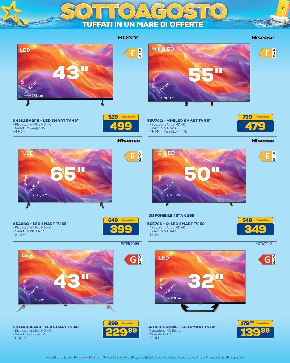 Volantino Euronics - 30/7/2026 - 19/8/2026. Pagina 7