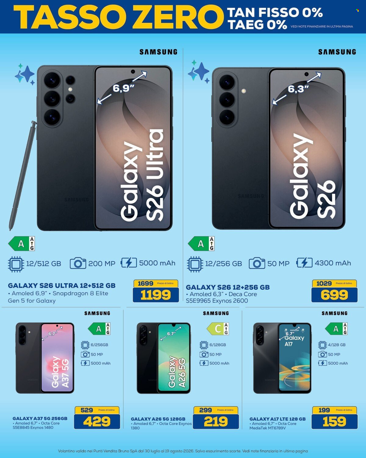 Volantino Euronics - 30/7/2026 - 19/8/2026. Pagina 10