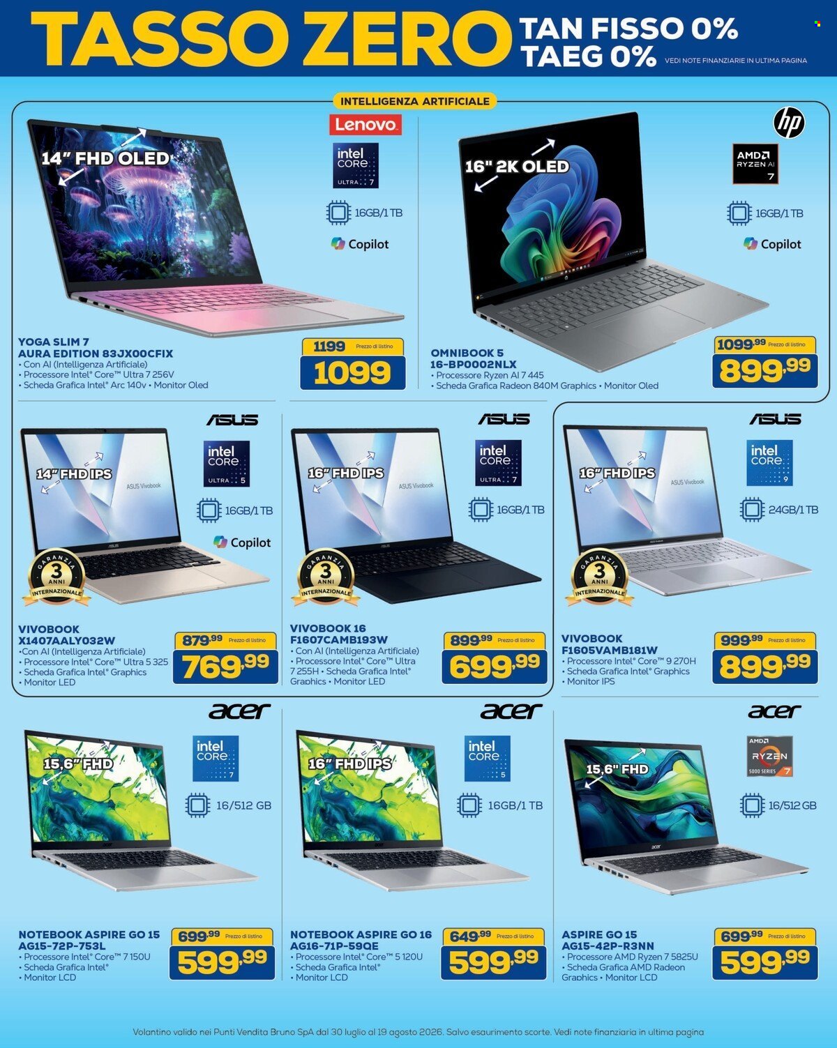 Volantino Euronics - 30/7/2026 - 19/8/2026. Pagina 16