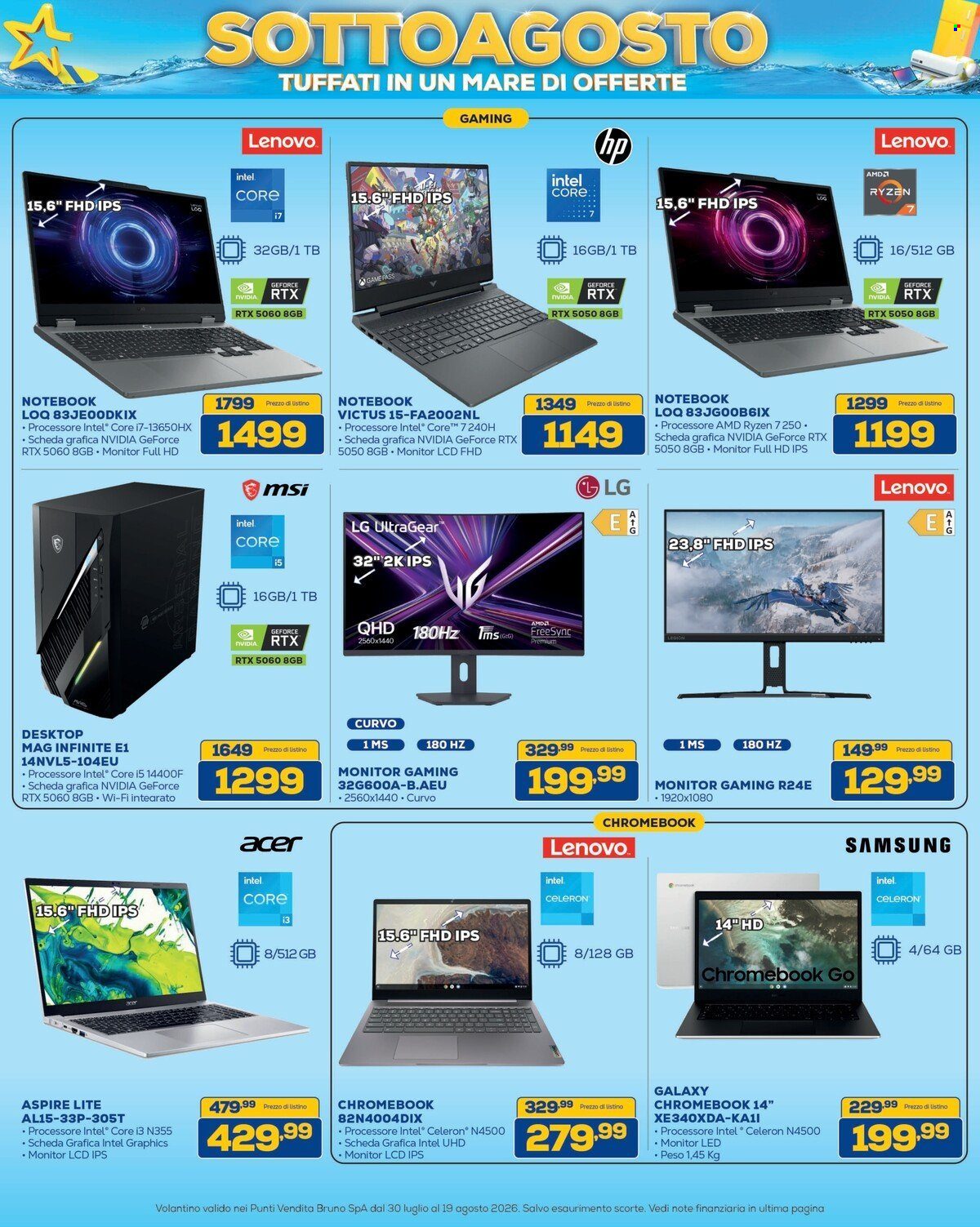 Volantino Euronics - 30/7/2026 - 19/8/2026. Pagina 17