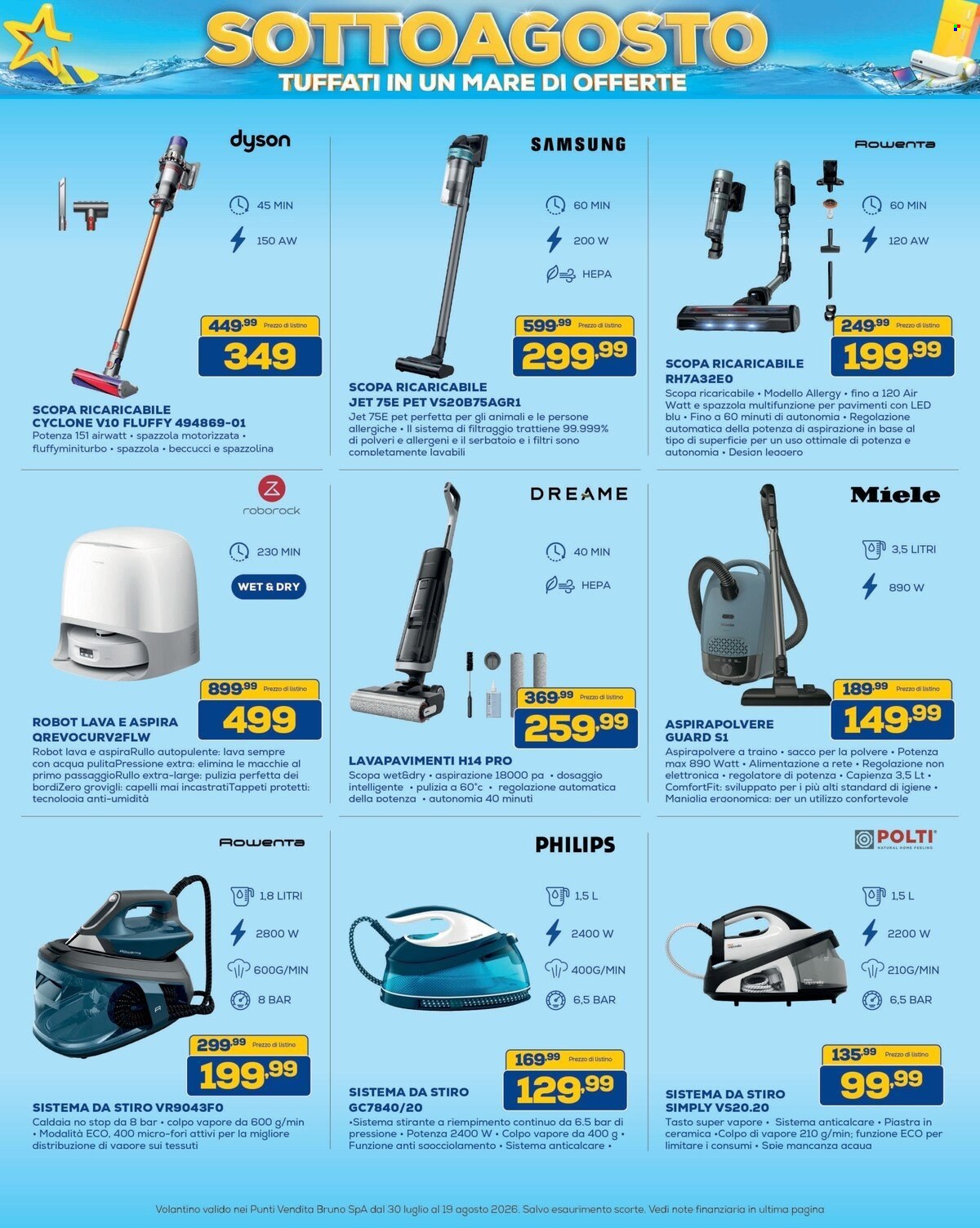 Volantino Euronics - 30/7/2026 - 19/8/2026. Pagina 23