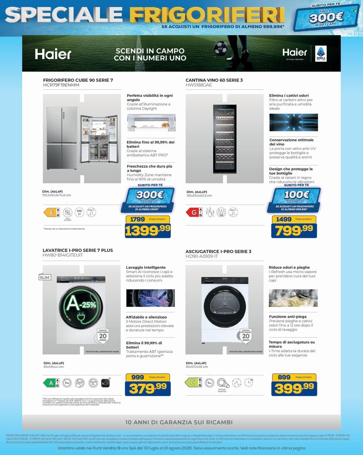 Volantino Euronics - 30/7/2026 - 19/8/2026. Pagina 35