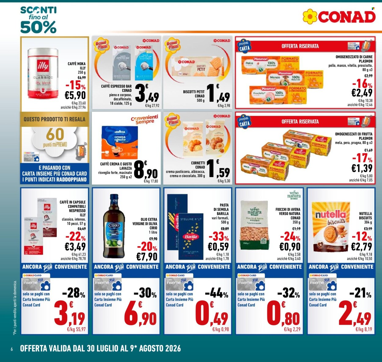 Volantino Conad - 30/7/2026 - 9/8/2026. Pagina 6