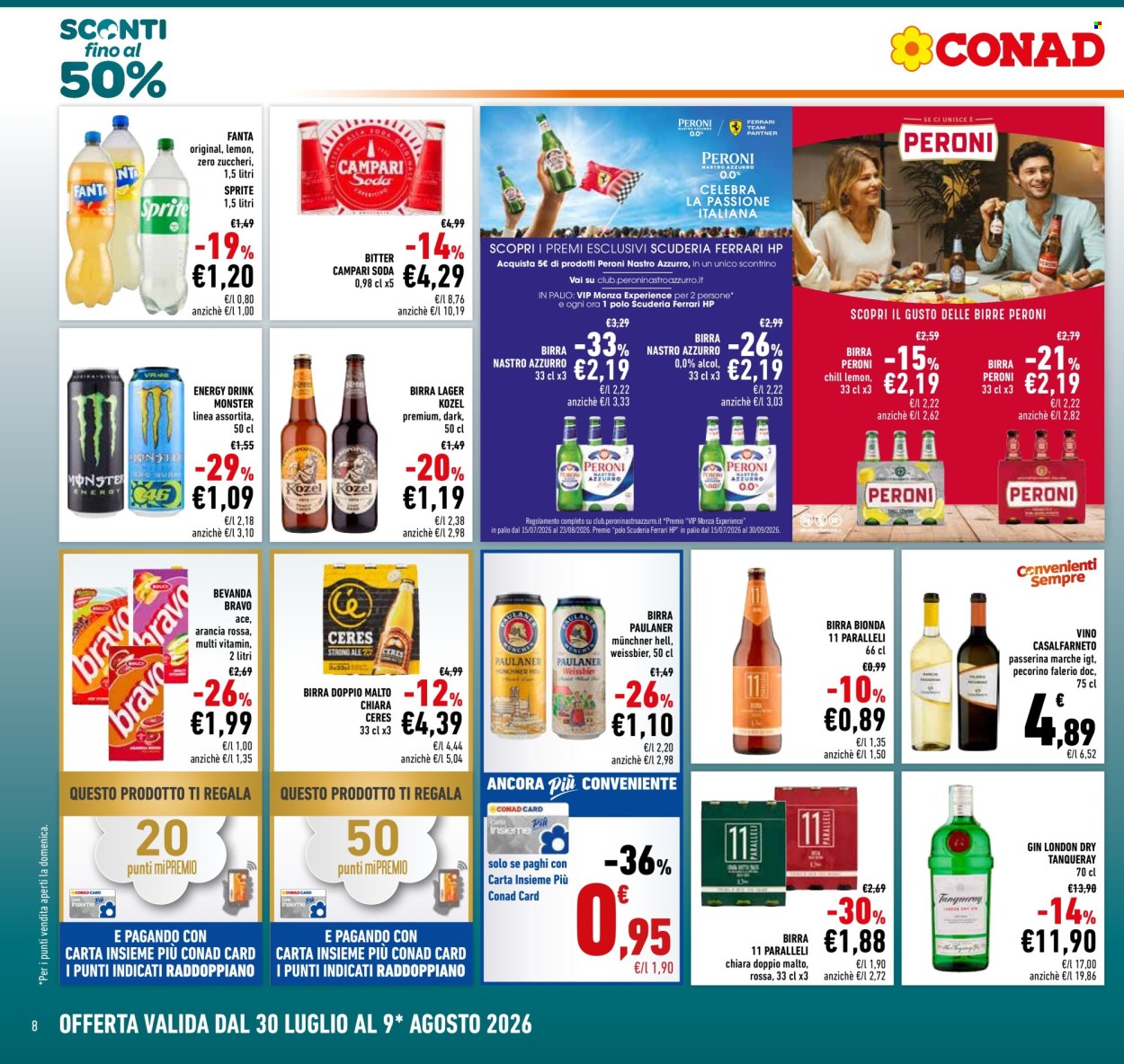 Volantino Conad - 30/7/2026 - 9/8/2026. Pagina 8