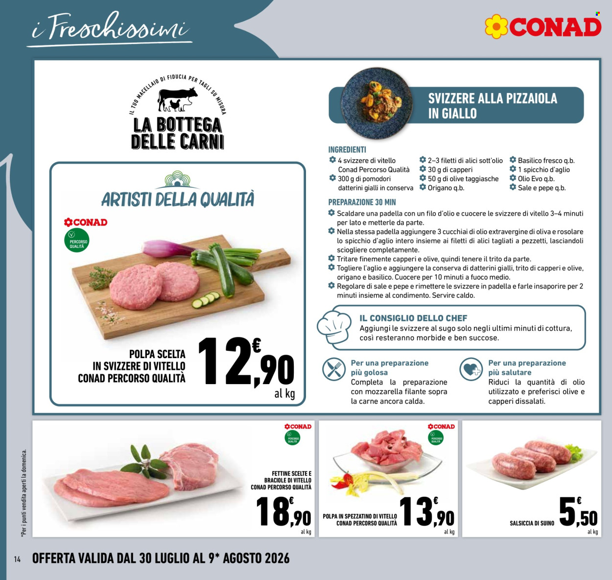 Volantino Conad - 30/7/2026 - 9/8/2026. Pagina 14