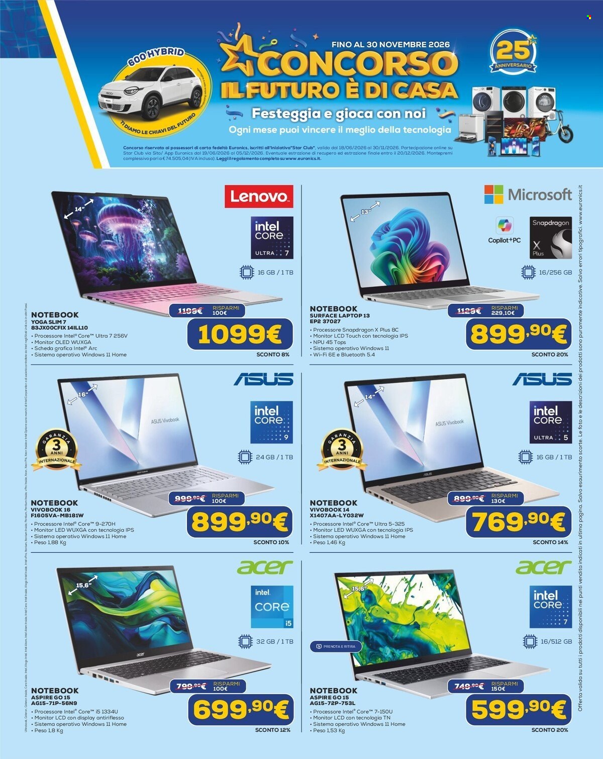 Volantino Euronics - 30/7/2026 - 19/8/2026. Pagina 7