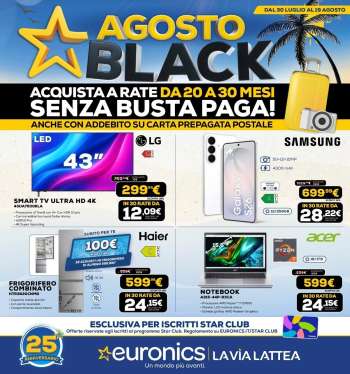 Volantino Euronics - 30/7/2026 - 19/8/2026.
