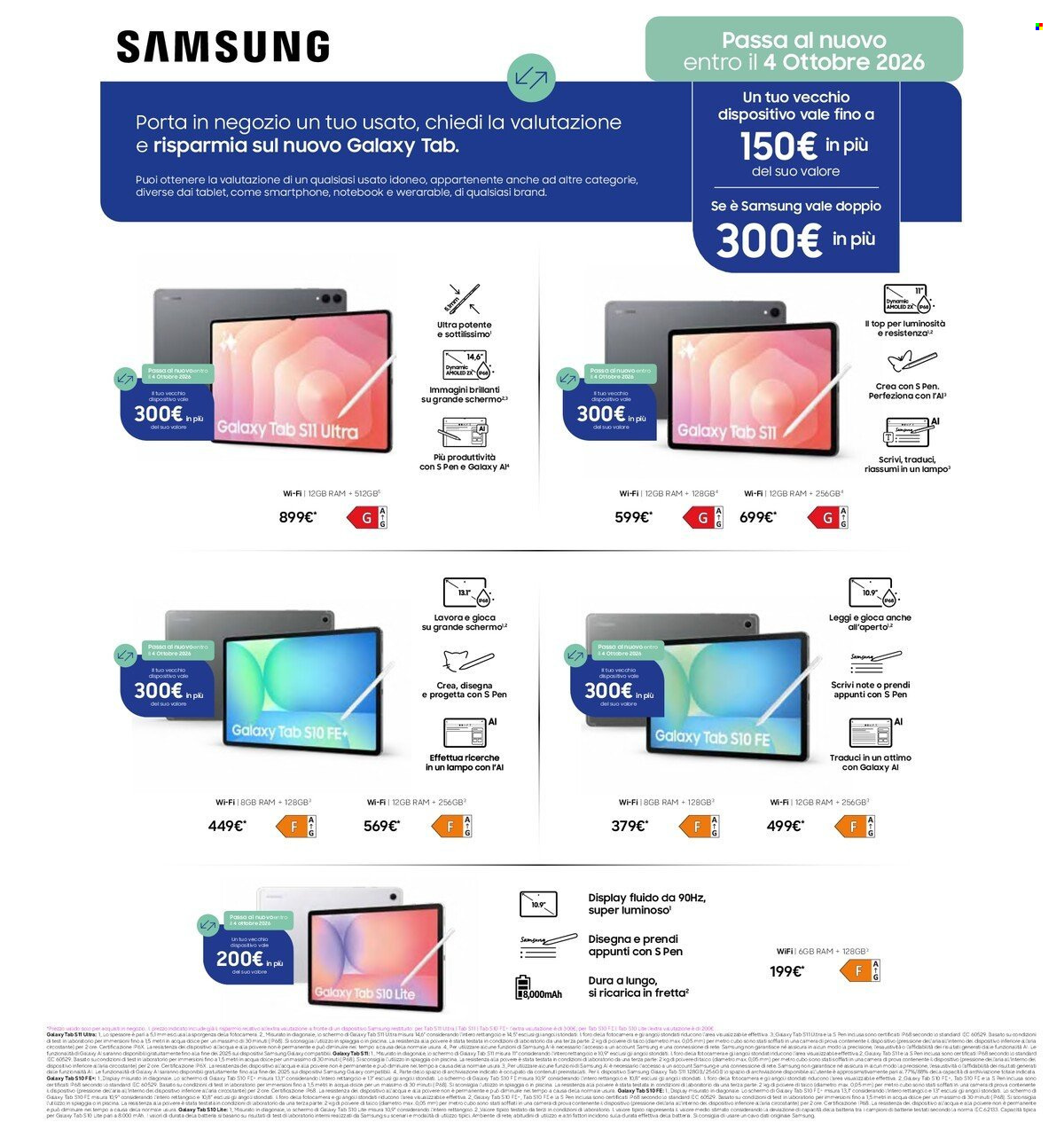 Volantino Euronics - 30/7/2026 - 19/8/2026. Pagina 30