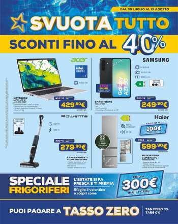 Volantino Euronics - 30/7/2026 - 19/8/2026.