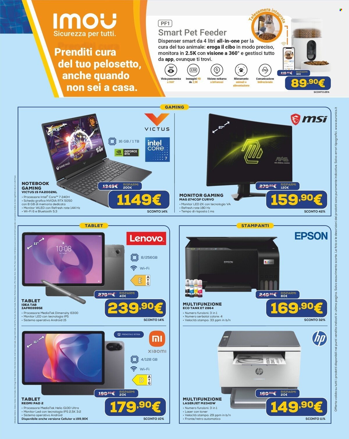 Volantino Euronics - 30/7/2026 - 19/8/2026. Pagina 9