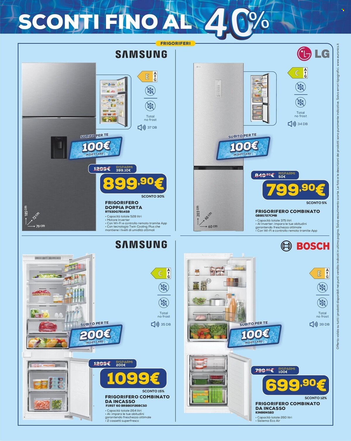 Volantino Euronics - 30/7/2026 - 19/8/2026. Pagina 21