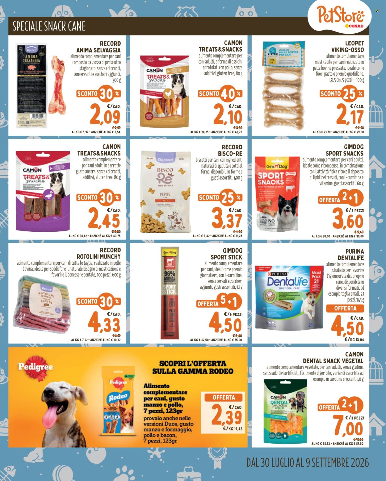 Volantino Pet Store Conad - 30/7/2026 - 9/9/2026. Pagina 7