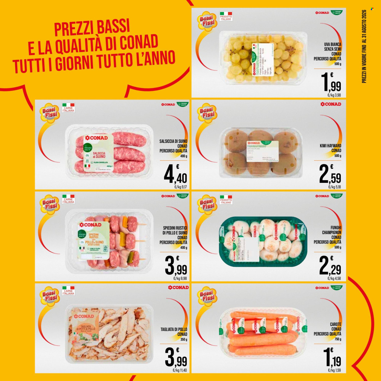 Volantino Spesa Facile Conad - 1/8/2026 - 31/8/2026. Pagina 2