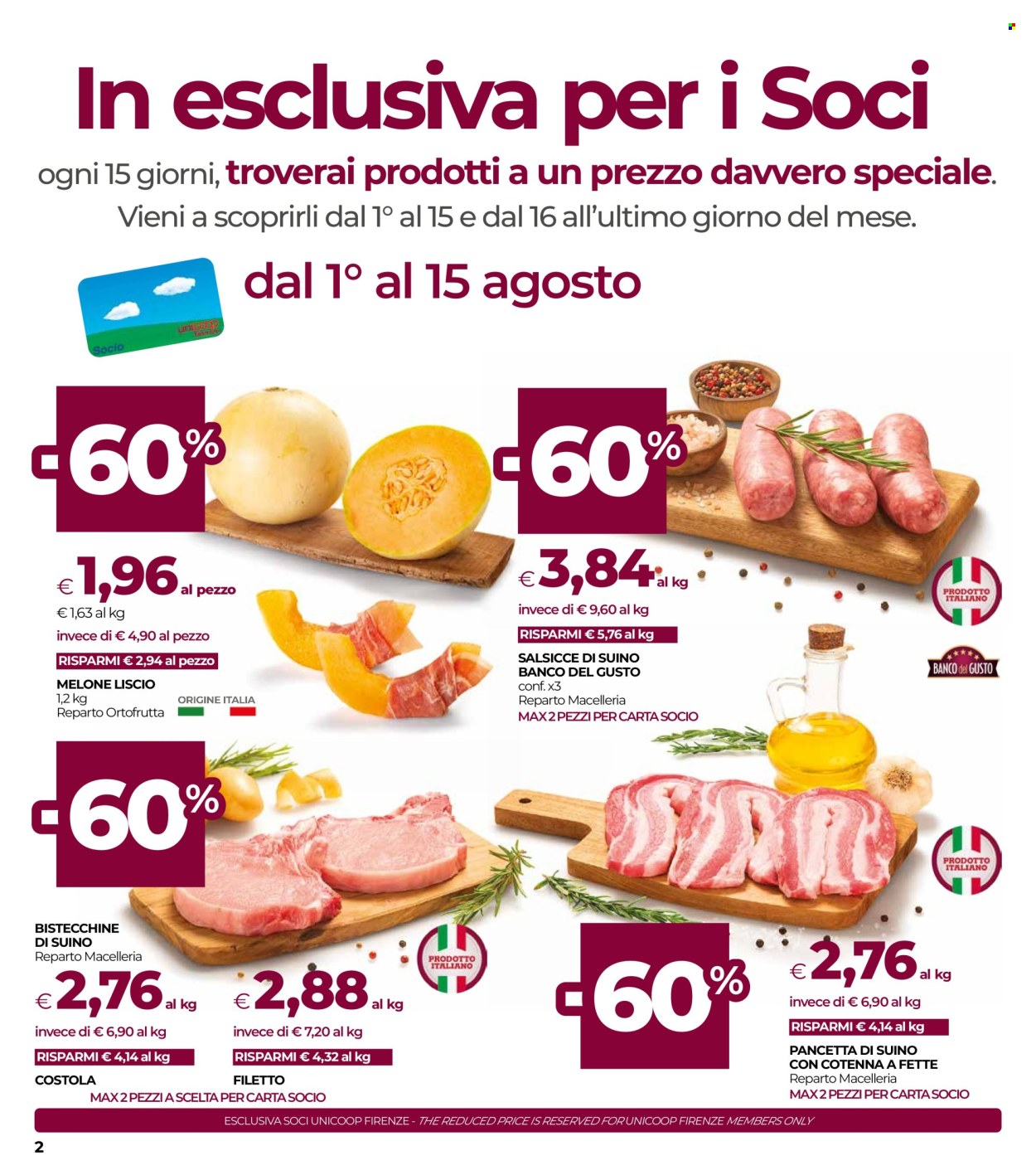 Volantino Coop - 30/7/2026 - 12/8/2026. Pagina 2