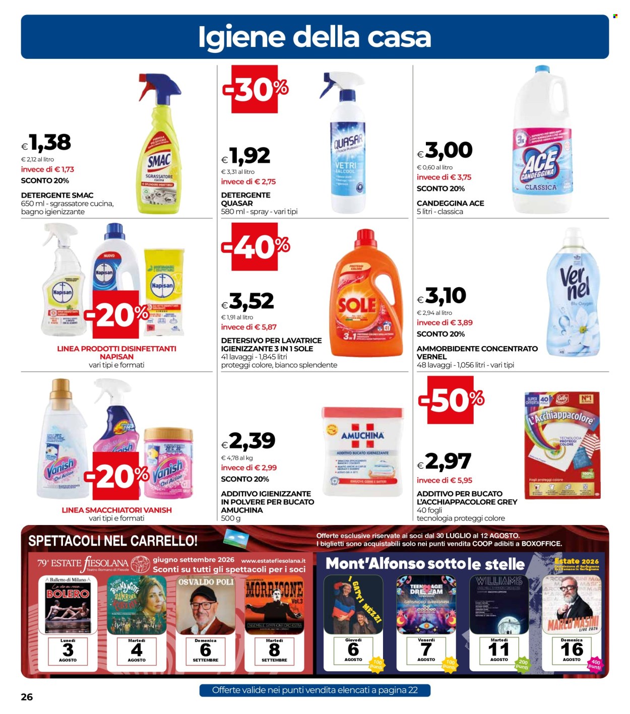 Volantino Coop - 30/7/2026 - 12/8/2026. Pagina 26
