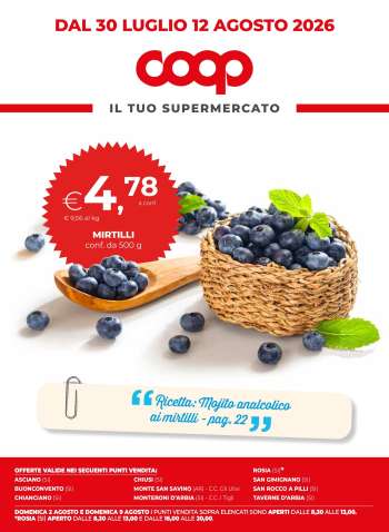 Volantino Coop - 30/7/2026 - 12/8/2026.