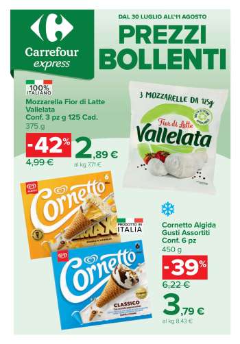 Volantino Carrefour - 30/7/2026 - 11/8/2026.