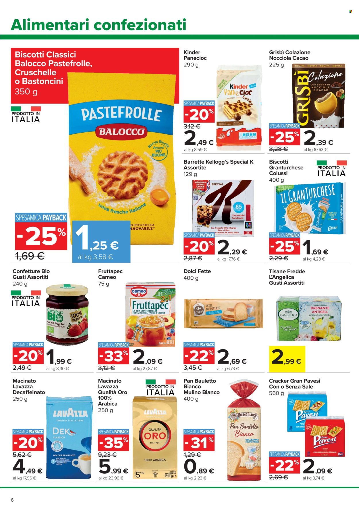 Volantino Carrefour - 30/7/2026 - 11/8/2026. Pagina 6