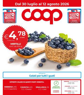 Volantino Coop - 30/7/2026 - 12/8/2026.
