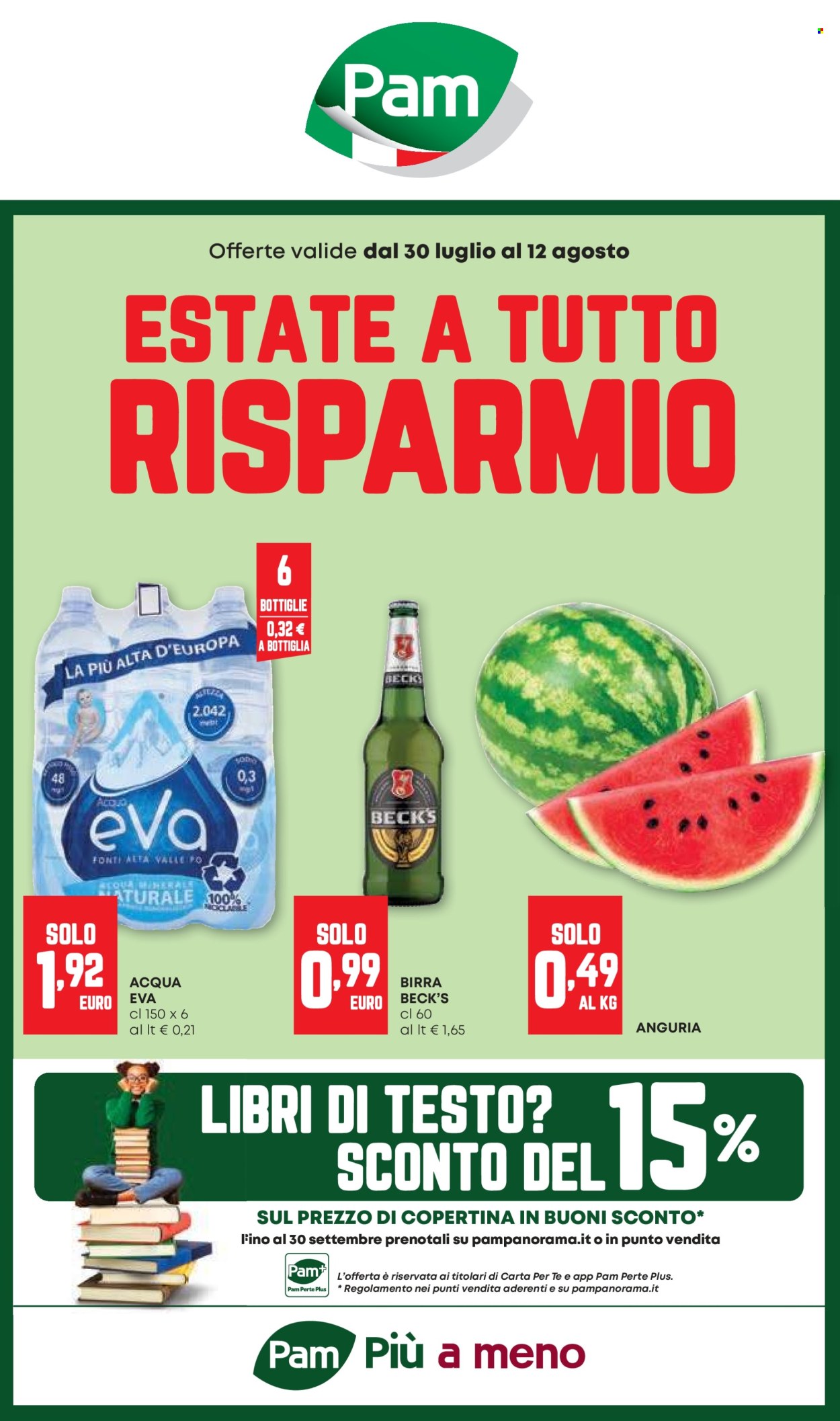 Volantino Pam Panorama - 30/7/2026 - 12/8/2026. Pagina 1