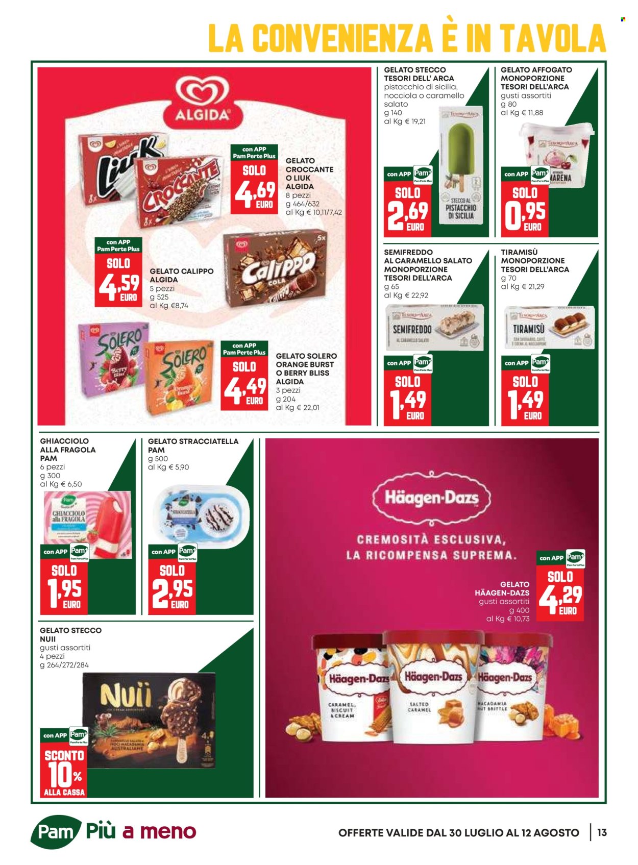 Volantino Pam Panorama - 30/7/2026 - 12/8/2026. Pagina 13