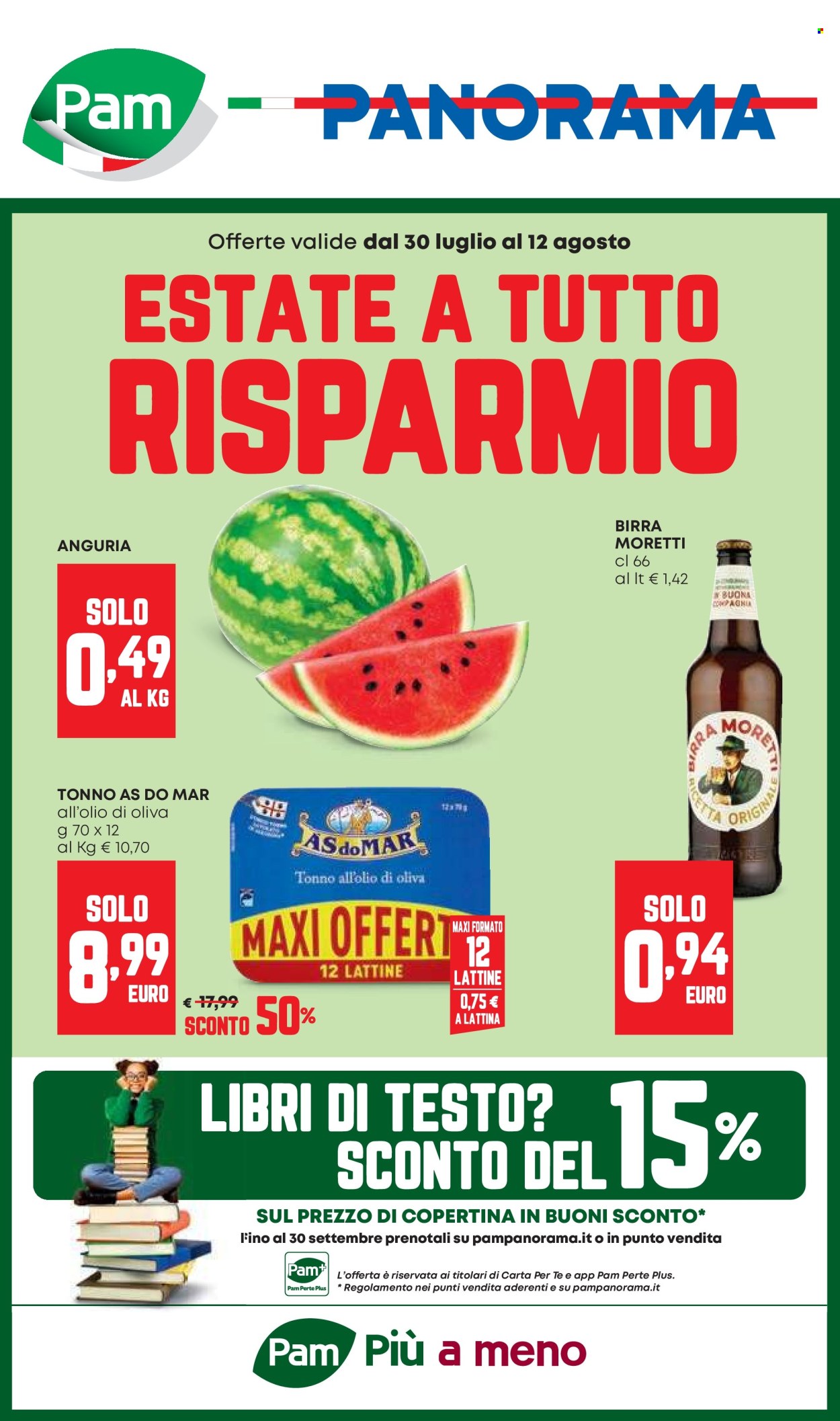 Volantino Pam Panorama - 30/7/2026 - 12/8/2026. Pagina 1
