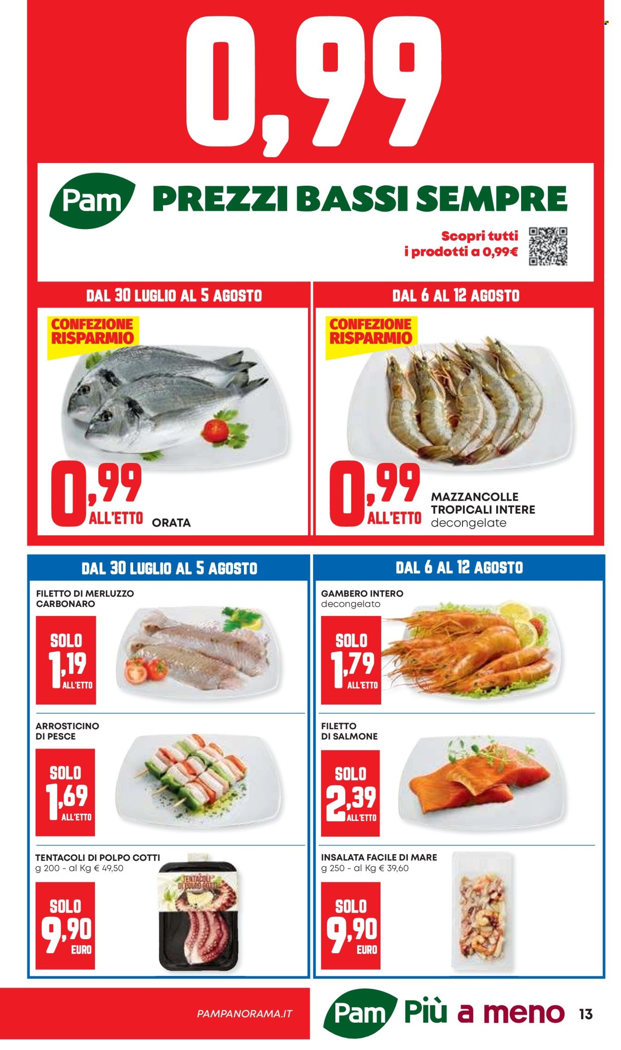 Volantino Pam Panorama - 30/7/2026 - 12/8/2026. Pagina 13