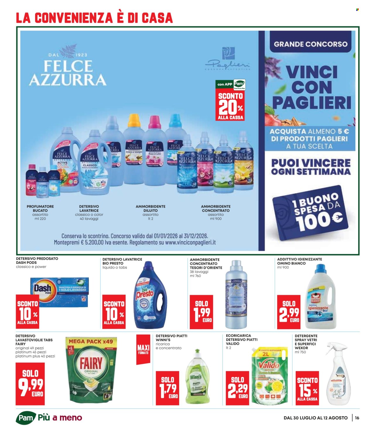 Volantino Pam Panorama - 30/7/2026 - 12/8/2026. Pagina 16