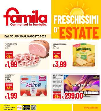 Volantino Famila - 30/7/2026 - 9/8/2026.