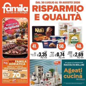 Volantino Famila - 30/7/2026 - 19/8/2026.