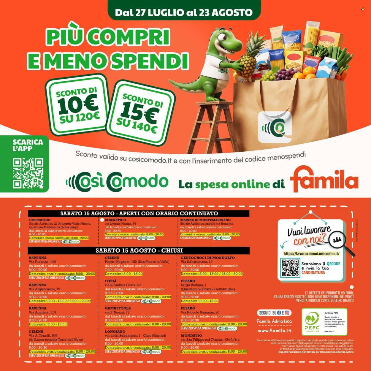 Volantino Famila - 30/7/2026 - 19/8/2026. Pagina 24