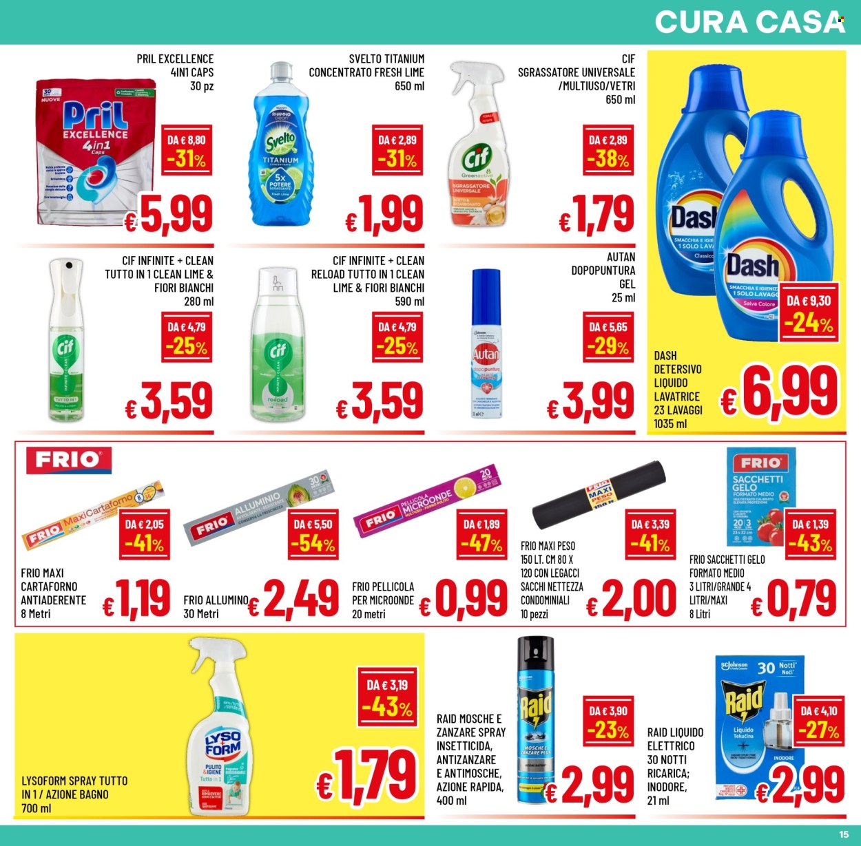 Volantino Famila - 22/7/2026 - 4/8/2026. Pagina 15
