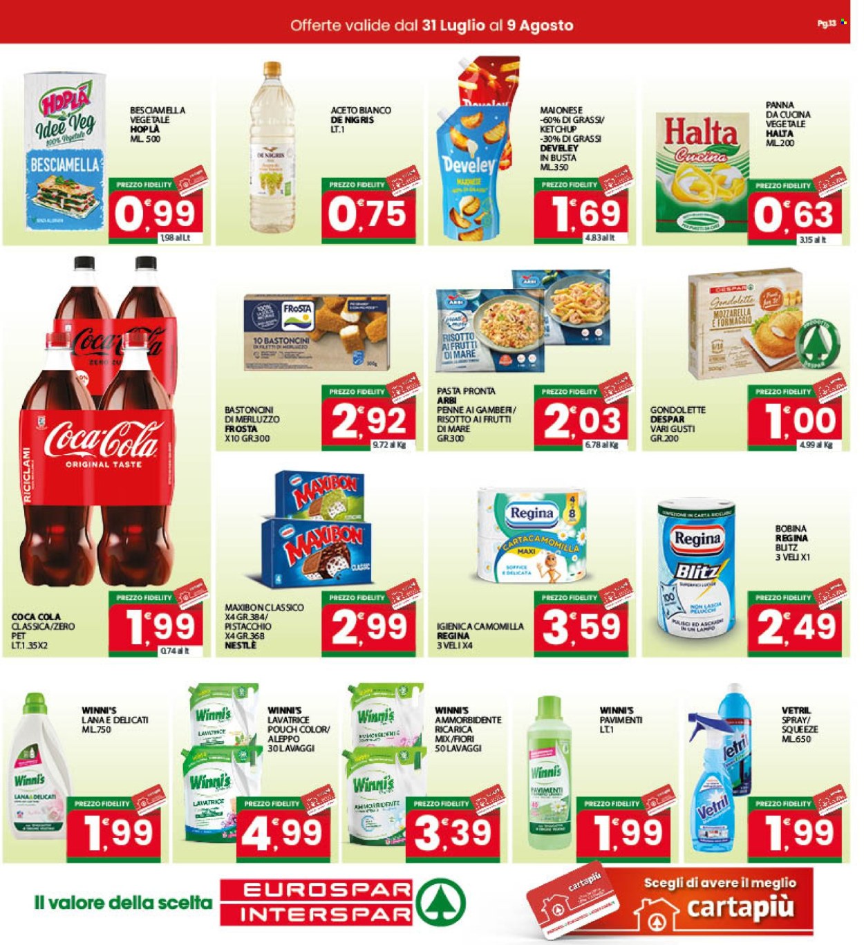 Volantino Eurospar - 31/7/2026 - 9/8/2026. Pagina 13