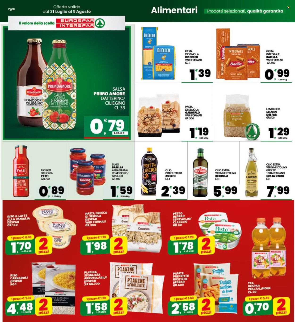 Volantino Interspar - 31/7/2026 - 9/8/2026. Pagina 18