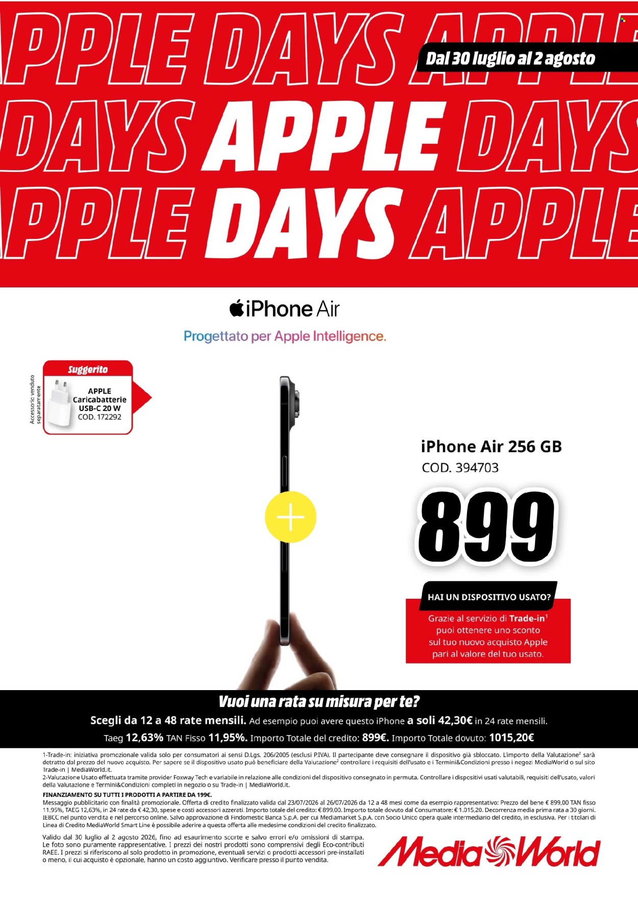 Volantino MediaWorld - 30/7/2026 - 2/8/2026. Pagina 12