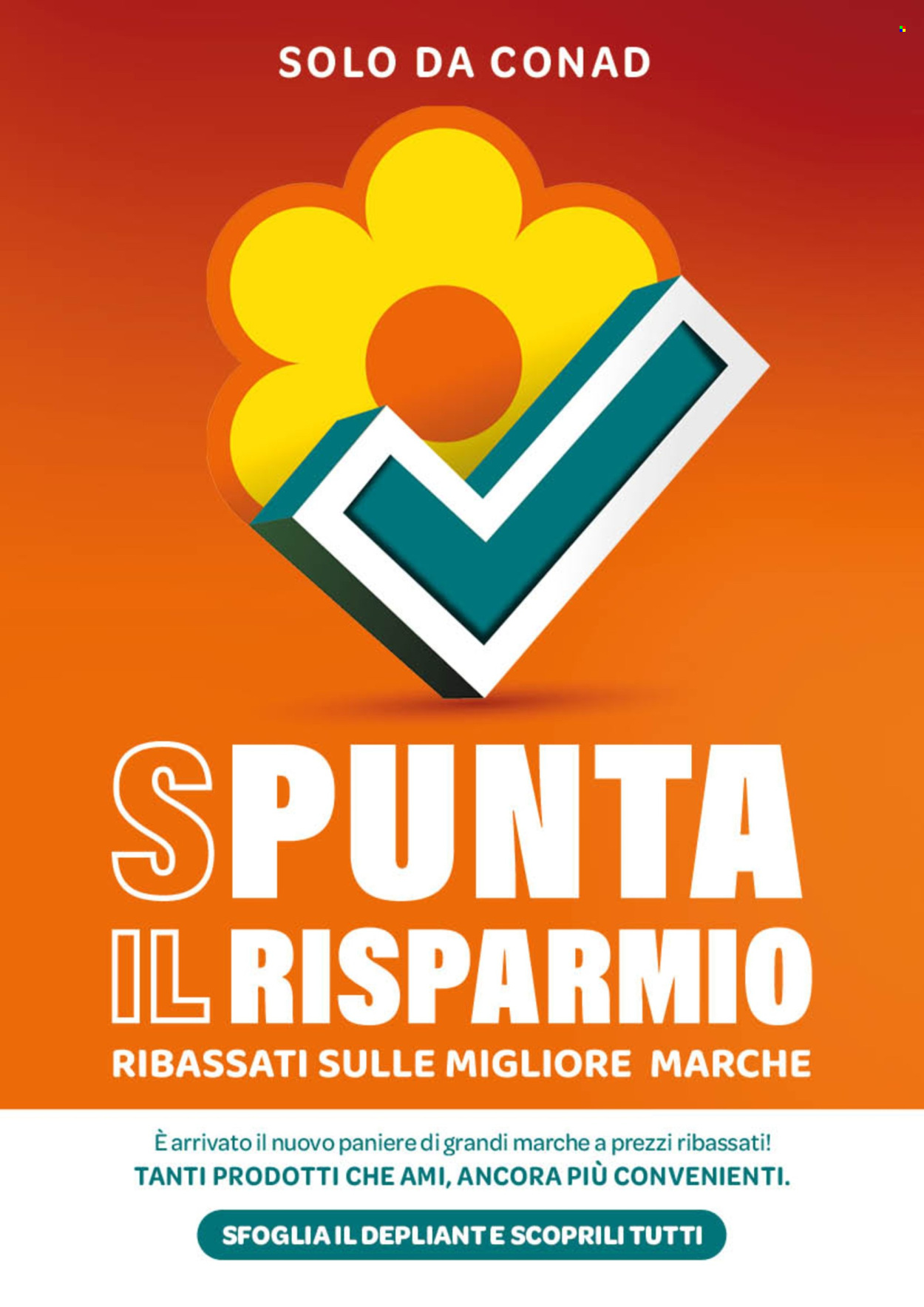 Volantino Conad - 1/8/2026 - 30/9/2026. Pagina 1
