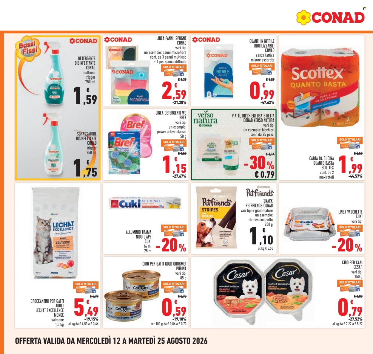 Volantino Conad - 12/8/2026 - 25/8/2026. Pagina 18