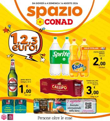 Volantino Spazio Conad - 6/8/2026 - 16/8/2026.
