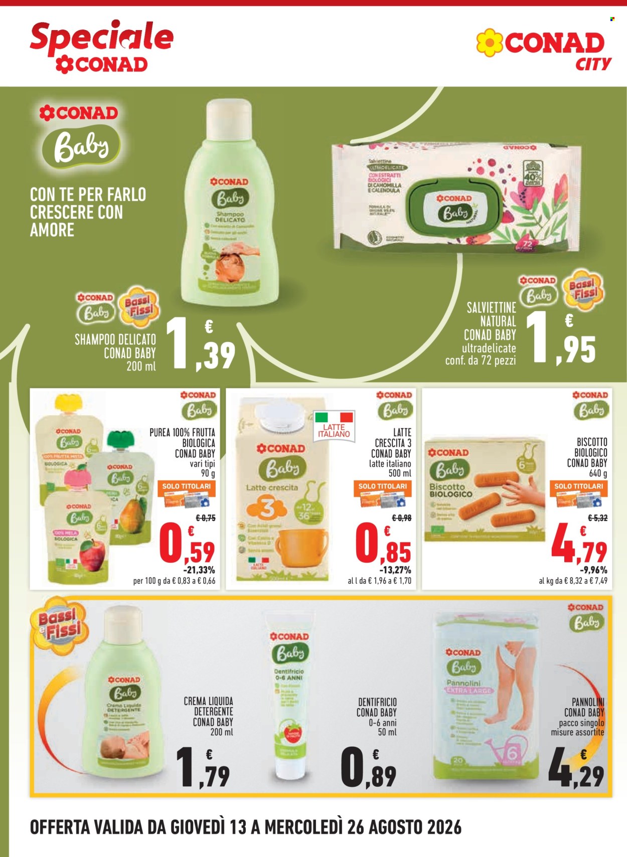 Volantino Conad City - 13/8/2026 - 26/8/2026. Pagina 16