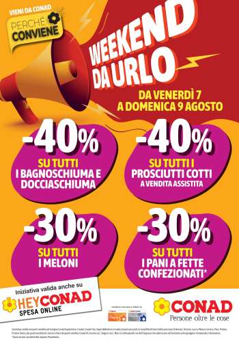 Volantino Conad - 7/8/2026 - 9/8/2026.