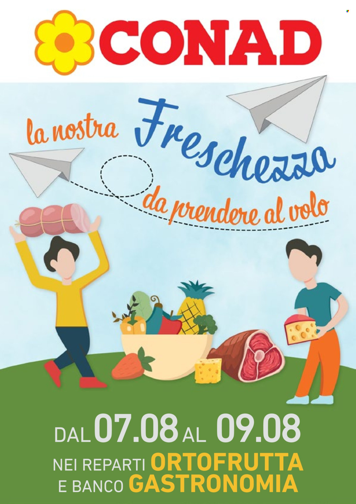 Volantino Conad - 7/8/2026 - 9/8/2026. Pagina 1