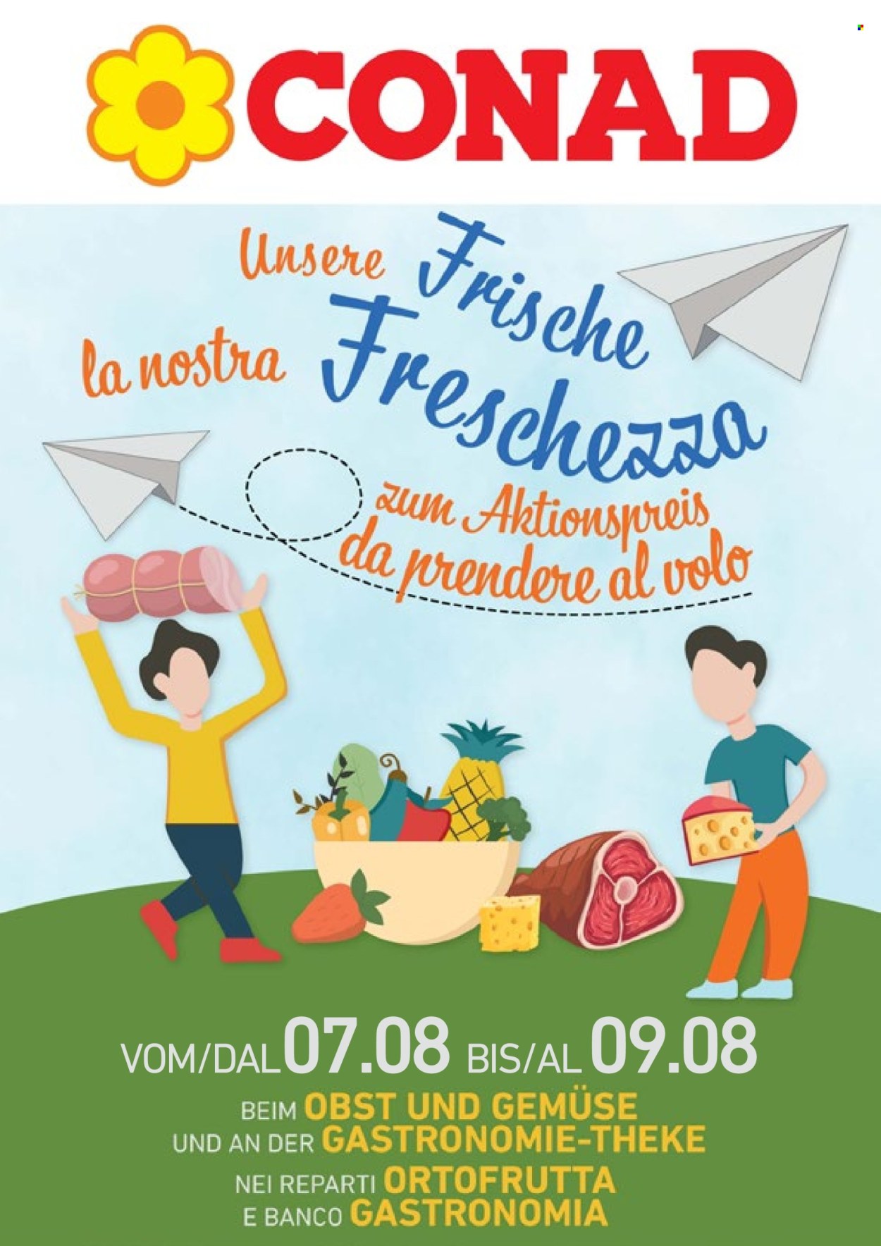 Volantino Conad - 7/8/2026 - 9/8/2026. Pagina 1