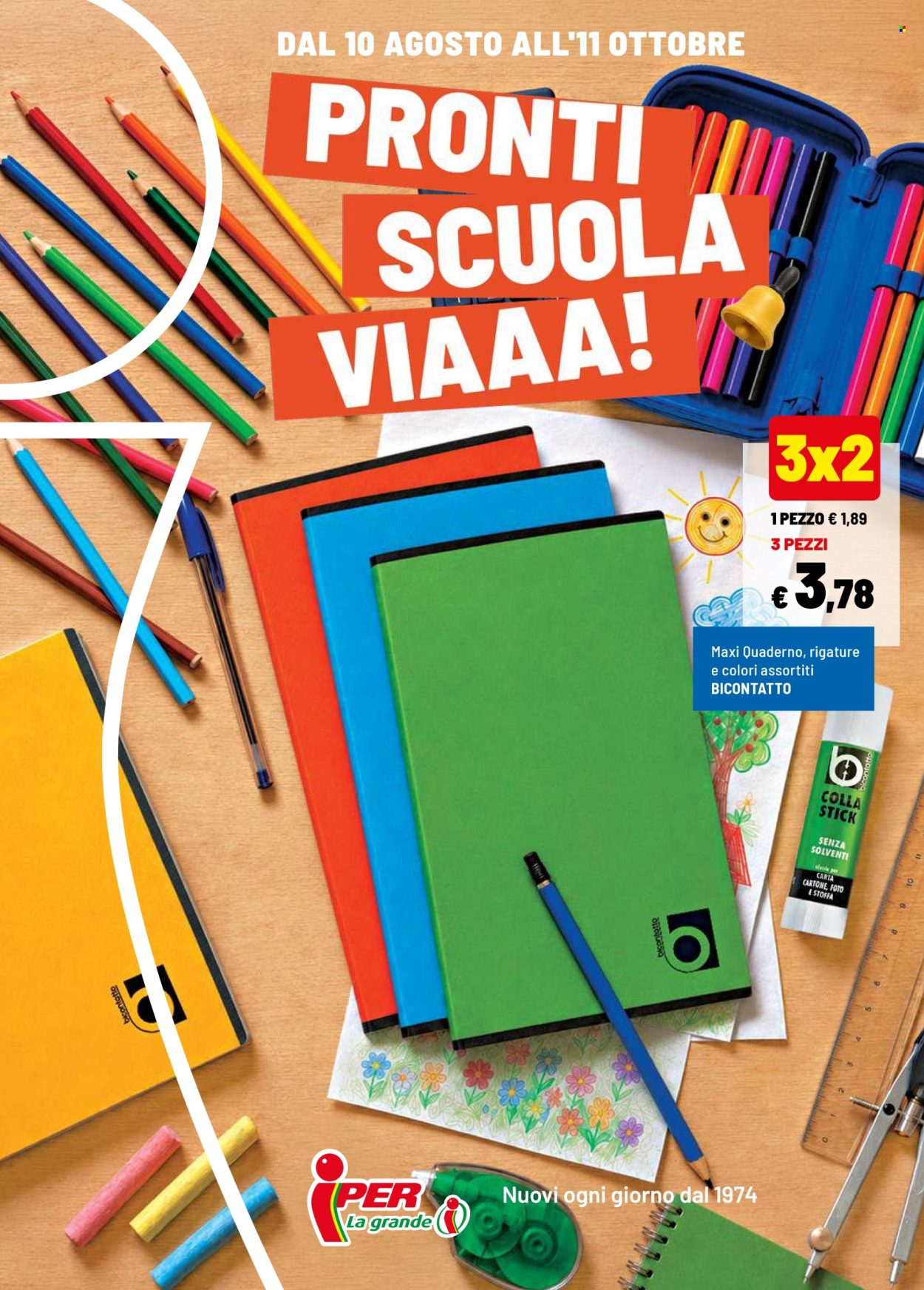 Volantino Iper, La grande i - 10/8/2026 - 11/10/2026. Pagina 1