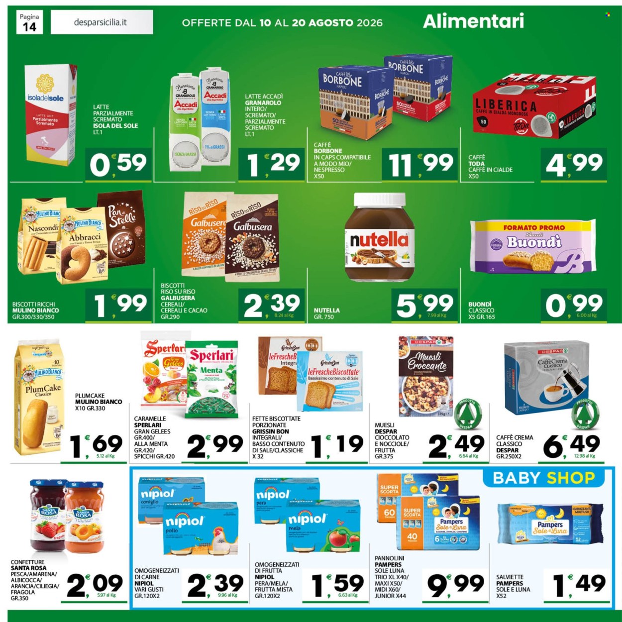 Volantino Eurospar - 10/8/2026 - 20/8/2026. Pagina 15