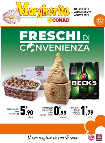 Volantino Margherita Conad - 10/8/2026 - 23/8/2026.