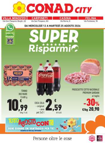 Volantino Conad City - 12/8/2026 - 25/8/2026.