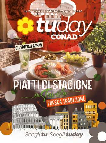 Volantino TuDay Conad - 12/8/2026 - 25/8/2026.